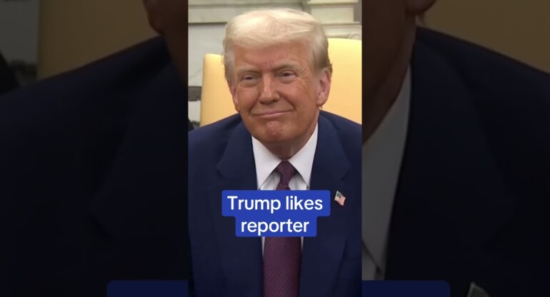 Trump likes reporter